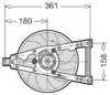 CTR 1209537 Fan, radiator